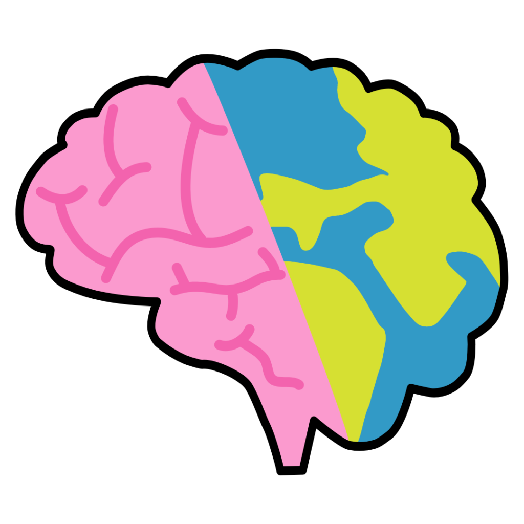 Brain Cultured Logo of a Brain & Map